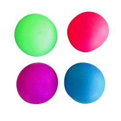 Bright Neon - Squish Novelty Stress Balls Pack Of 8 Assorted Colours