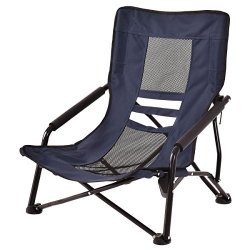 Dreamhank Folding Camping Beach Chair Lightweight With High-back Blue