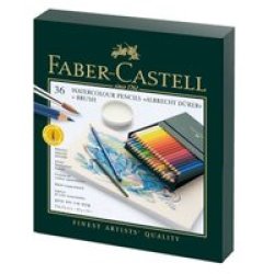 Faber-Castell Albrecht Durer Watercolour Pencil Gift Box Set Contains 36 Assorted Coloured Watercolour Pencils