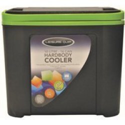 Leisure Quip 10L Cooler Box - Black green