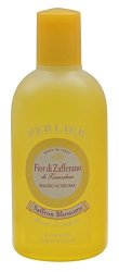 Perlier: "fior Di Zafferano Di Zanzibar" Foam Bath Saffron Blossoms Scent 16.9 Fluid Ounces 500ML Bottle Italian Import