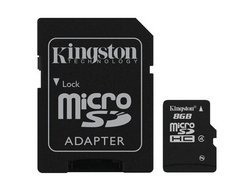 Kingston 8GB Micro SDHC Memory Card