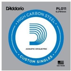 PL011.011 Single Plain Steel String