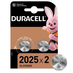Duracell 2025 Lithium Coin Battery 2 Pack