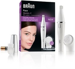 Braun Se810 Face Epilator With Cleansing Brush
