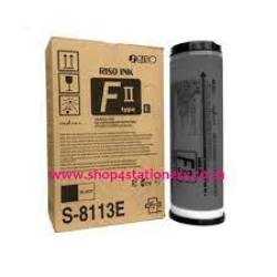 Riso S8113E Ink F II Black Box 2 For SF9350E II Machine