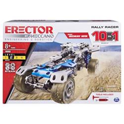Meccano Rally Racer 10-IN-1 Building Kit 159 Parts Stem Engineering Education Toy For Ages 10 And Up