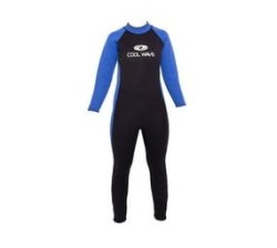 Children's Full Wetsuit - Blue Black - Size 13