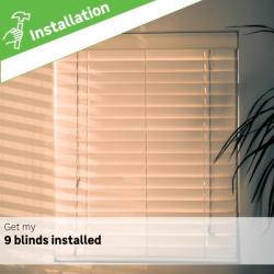 9 Blinds Installation Fee