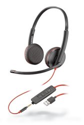 Plantronics - Blackwire C3225 Binaural Corded Headset USB