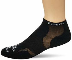 Thorlos Experia Xccu Thin Cushion Running Low Cut Socks Black black Small