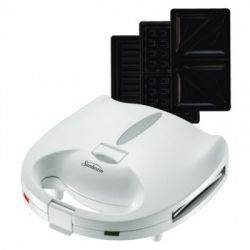 Kenwood Sandwich Maker 3 in 1 Metal, SMM01.AOBK - Black