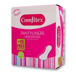 Comfitex Pantyliners 40S - Unscented