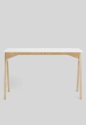 Simple 'a' Desk - White
