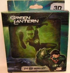 Dc Comics Green Lantern 3d 3 D Hologram 24 Cd Wallet Holder File New In Pack