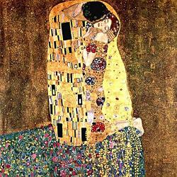 Toogoo Full Square Diamond 5D Diy Diamond Painting Gustav Klimt The Kiss Embroidery Cross Stitch Rhinestone Painting Decor Gift