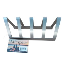 Lifespace Premium Stainless Steel T-bone Chop Rack - 4 Slot