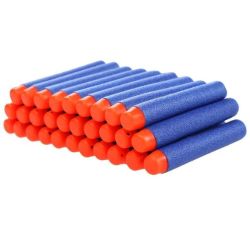 Nerf Replacement Refill Foam Bullets For Nerf Toy Guns - 100 Pack - Blue