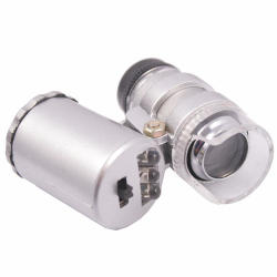 60x Led Light Microscope Loupe With Currency Detecting