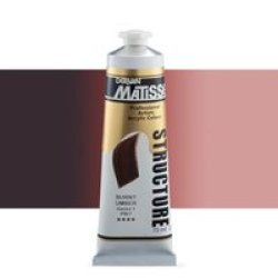 Matisse Structure Acrylic Paint 75ML Tube Burnt Umber