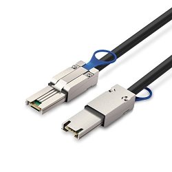 Ugreen External MINI Sas To MINI Sas Cable Serial Attached Scsi 26 Pin Sff 8088 Male To Male Cord With Latch