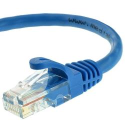250MHz 1.0Gbps Computer Networking Patch Cable Cord Fosmon Ethernet Cable Flat Supports RJ45 Cat6 / Cat5e / Cat5 Standards 100 Feet - Light Blue