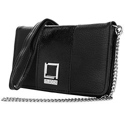 Horizontal Black Black Handbag For Blackberry