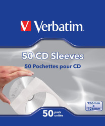 Verbatim - Cd Sleeves Pack Of 50