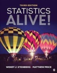 Statistics Alive Paperback 3RD Revised Edition