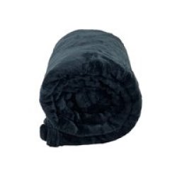 Coral Fleece Blanket Black