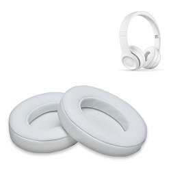 Beats Studio 2.0 Memory Foam Replacement Earpads Ear Pad Ear Cushions Studio 3.0 Wired wireless Bluetoothheadset Over-ear Headphones 1 Pair White