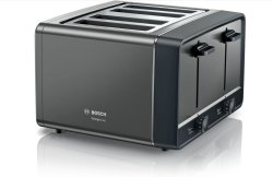 Bosch Designline Graphite 4 Slice Toaster - TAT5P445GB
