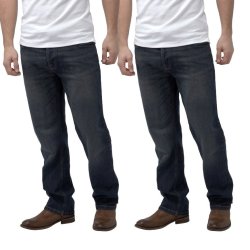 Charles Wilson Loose Fit Jeans - Two Pack Saver - Dark Wash
