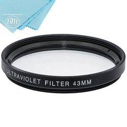 49MM Multi-coated Uv Protective Filter For Canon Eos M6 Eos M50 Eos M100 Mirrorless Digital Camera With 15-45MM Lens