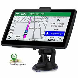 Car Gps Navigation 7-INCH HD Gps Navigation 256-8GB Voice Broadcast Navigation Top-loading North America Map Usa Canada Mexico Map Lifetime Map Free Update