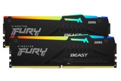 Kingston Fury Beast Black Rgb KF556C36BBEAK2-16 16GB 8GB X2 DDR5 5600MT S Memory