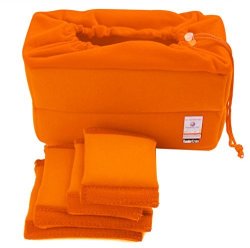 Koolertron New Shockproof Dslr Slr Camera Bag Partition Padded Camera Insert Make Your Own Camera Bag Orange