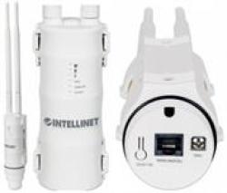Intellinet High-power Wireless AC600 Dual-band Outdoor Access Point Repeater - 433 Mbps Wireless Ac 5 Ghz + 150 Mbps Wireless N 2.4 Ghz