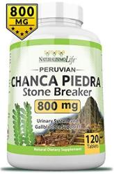Chanca Piedra 800MG Per Tablet - 120 Tablets Kidney Stone Crusher Gallbladder Support Peruvian Chanca Piedra Made In The Usa