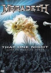 Megadeth That One Night: Live In Buenos Aires Europe Cat 88697 05606 9