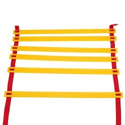 3.1M 10.17 Feet 6 Rungs Long Soccer Training Speed Agility Ladder + Carry Bag Outdoor Fitness Equipment Ladder