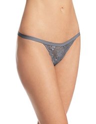 Cosabella Women's Never Say Never Skimpie G-string Anthracite One Size