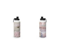 Pink Flowers 850ML Water Bottle