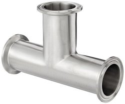 Dixon B7MP-G150 Stainless Steel 304 Sanitary Fitting Clamp Tee 1-1 2" Tube Od