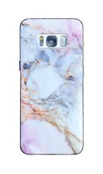 Pink White Pastel Protective Marble Phone Case For Samsung Galaxy S8 Plus By Casesalamode