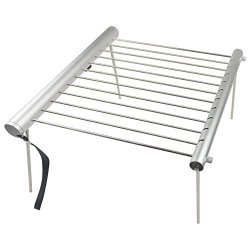 Portable Grill Tools Campact Camping Grill Bbq Grill Rack Folding Barbeque Grill Tray 11 X 11 Inch
