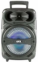 Qfx PBX-81 8 Portable Bluetooth Party Sound System With Microphone