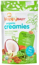Happy Family Happy Creamies Apple Spinach Pea & Kiwi 28G