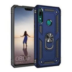 Shockproof Armor Stand Case For Huawei P20 Lite ANE-LX1 Blue