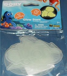 Disney Pixar Finding Dory Glow In The Dark Glow Stars - 3 In Package
